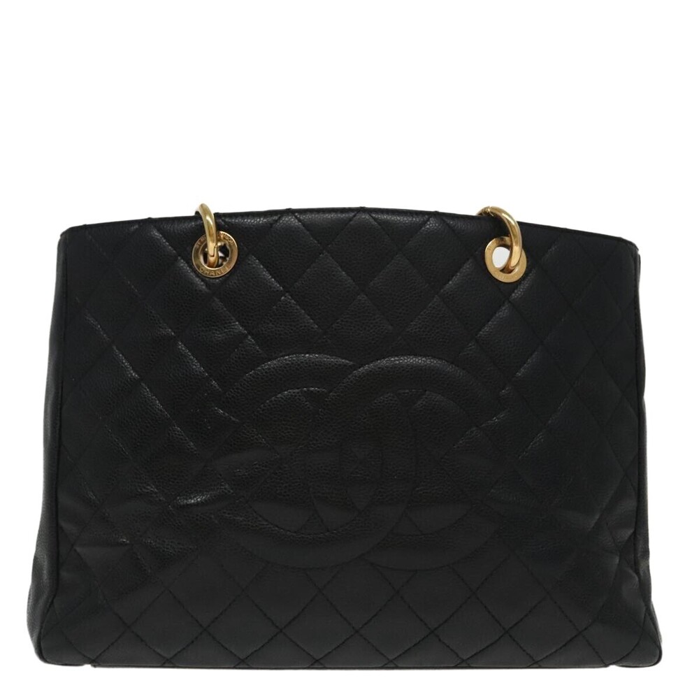 Chanel Grand Shopping Tote Quilted Caviar XL